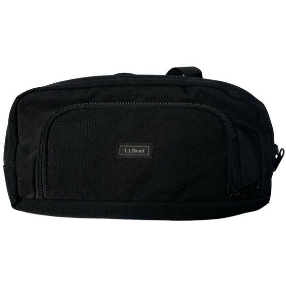 Vintage L.L. Bean Hiking Fanny Waist Pack Black - Picture 1 of 8